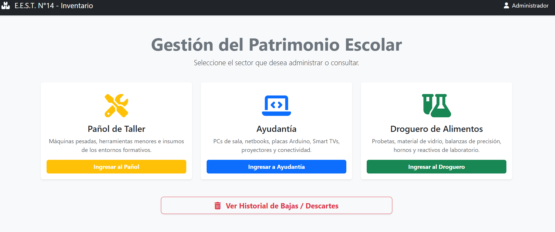Sistema de Gestión Interna